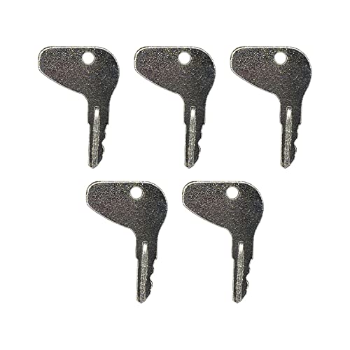AA A.A Ignition Keys Replacement for Kubota L, G & M Series Tractor H32412, 35260-31852, 32412 (5) - Image 1